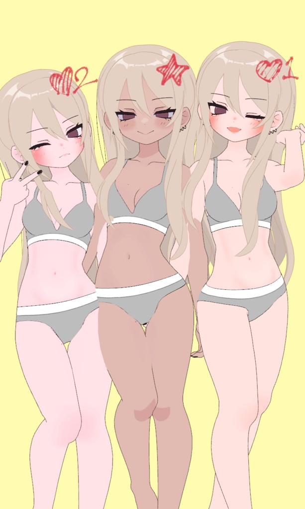 凪夜瑠璃-Nagiya Ruri_ Makeup&bodytexture