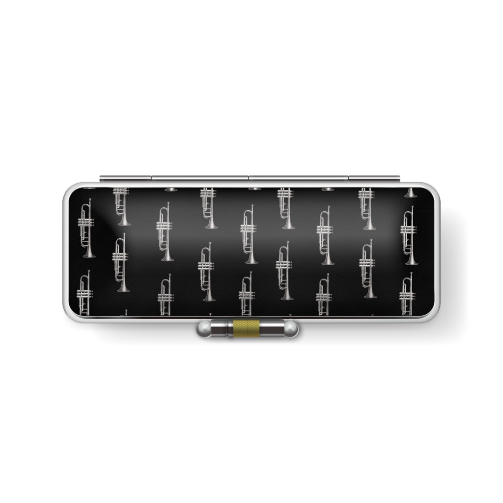 トランペットの印鑑ケース