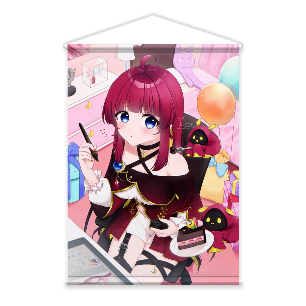 IRIAM1周年記念タペストリー