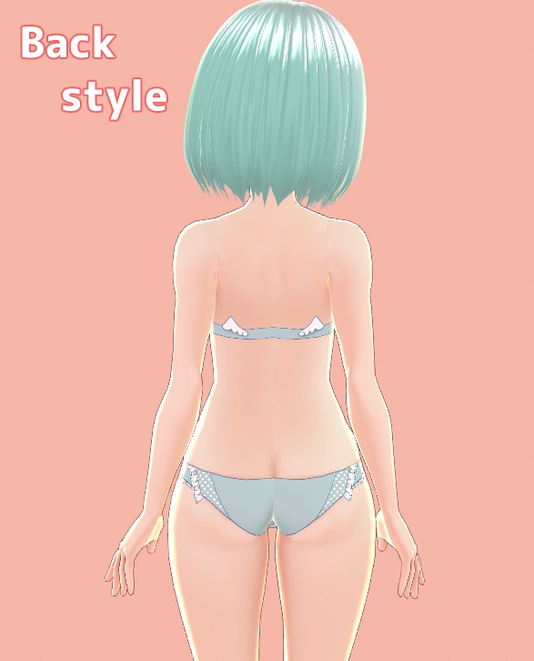 【VRoid用】天使の水着【Angel bikini swimsuit】