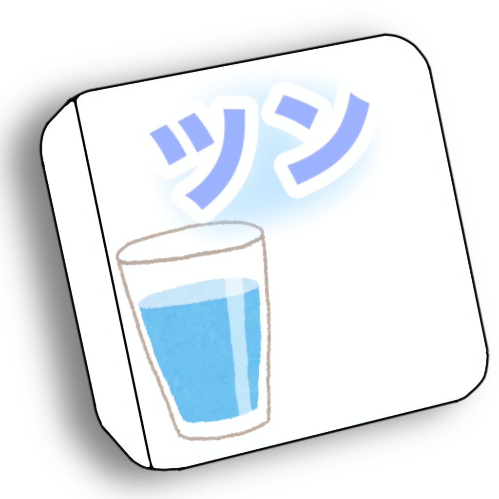 【IRIAM用素材】お水飲みダイスチャレンジ(パーツ別ver.)