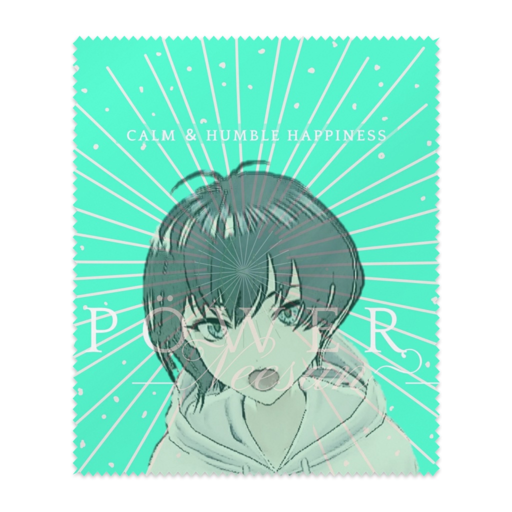 メガネ拭き Pöwer blue or yellow【F】
