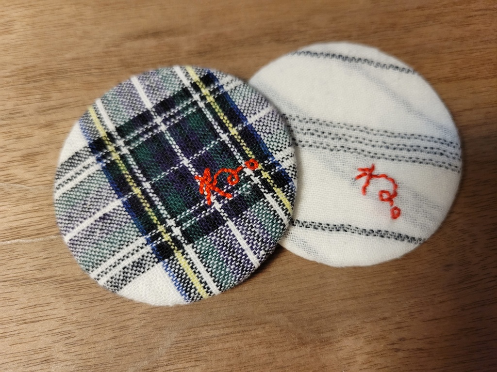 ねえさん。自家製缶バッジ💓0号カスタマイズ。