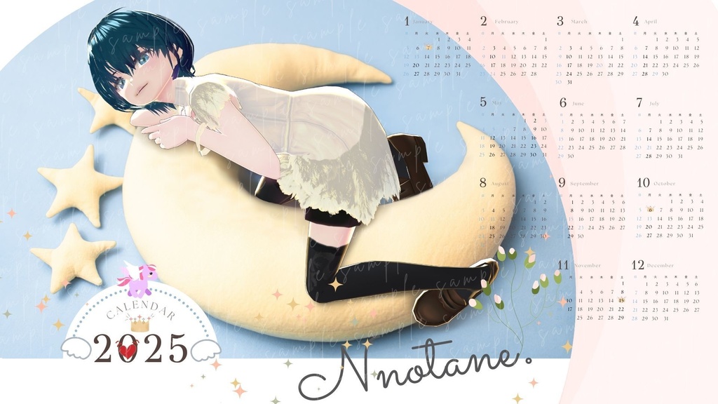 2025👑カレンダー🪽【DL版】特典動画&DLボイス付💓