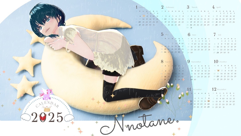 2025👑カレンダー🪽【DL版】特典動画&DLボイス付💓
