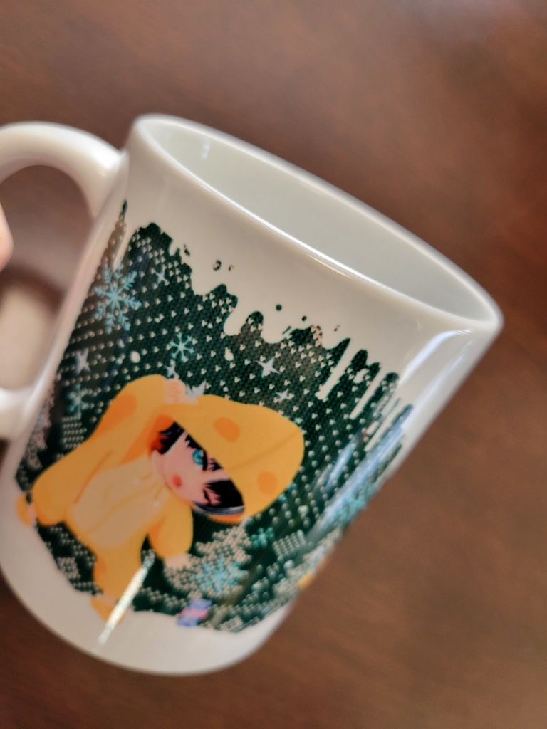 ちびたん。🥀マグカップ🥀*とろける雪*【🌱yogiティ~コラボ対象商品】【あんしんBOOTHパック】60サイズ