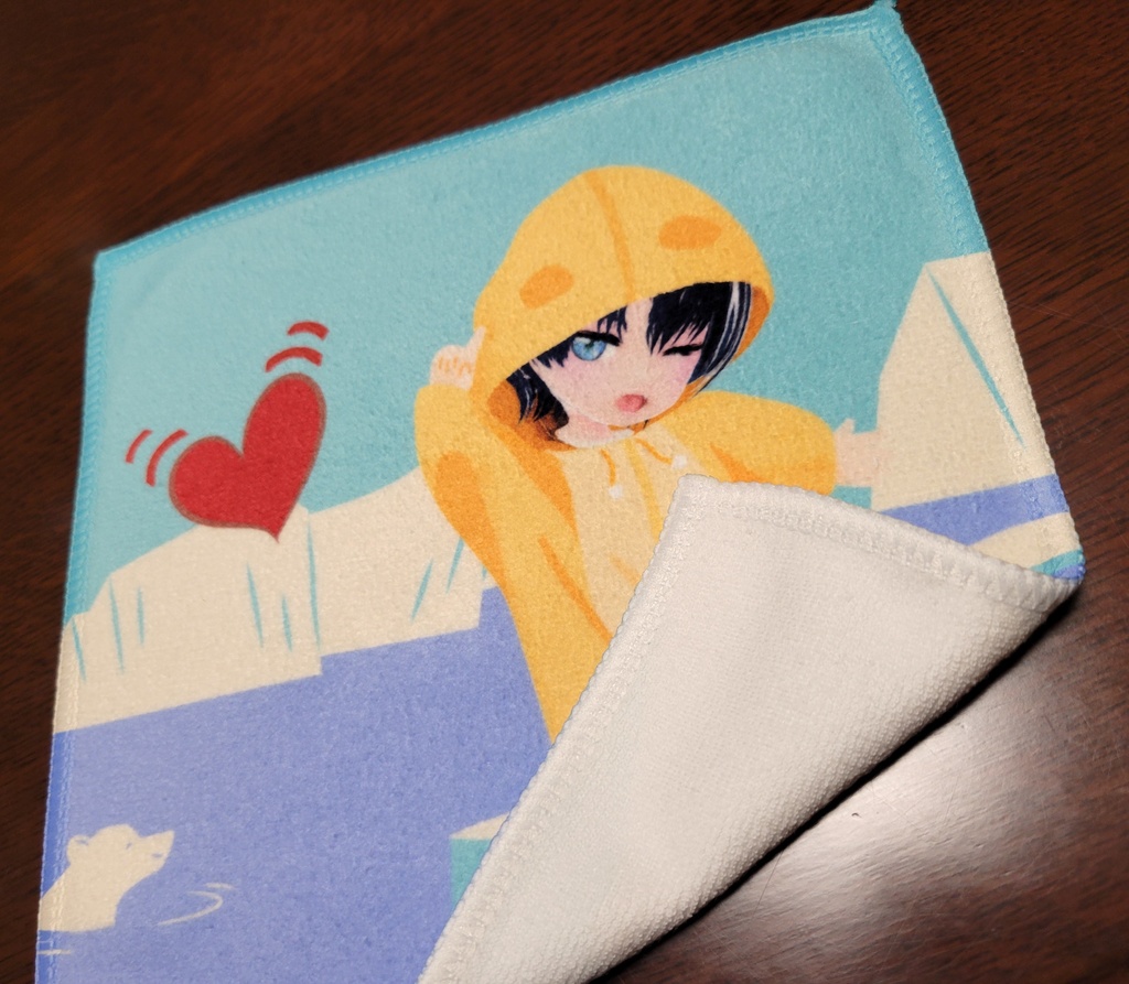 流氷ちびたん。ハンドタオル⛄【🌱yogiティ~コラボ対象商品】