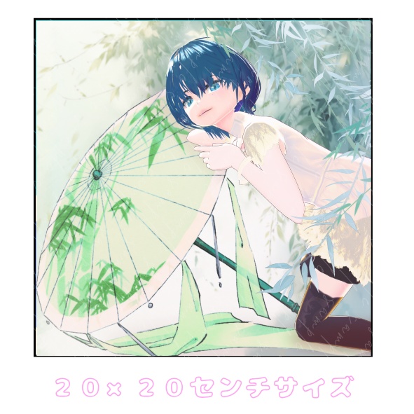 ねえさん。うっとり💓竹。ハンドタオル【🌱yogiティ~コラボ対象商品】