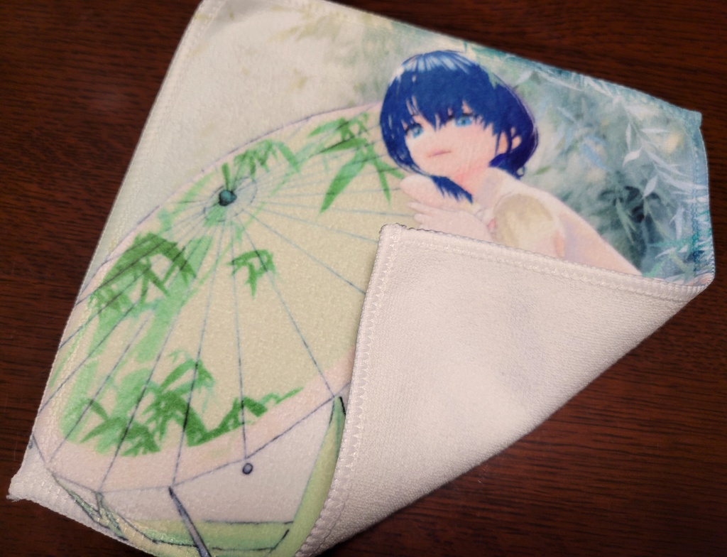 ねえさん。うっとり💓竹。ハンドタオル【🌱yogiティ~コラボ対象商品】