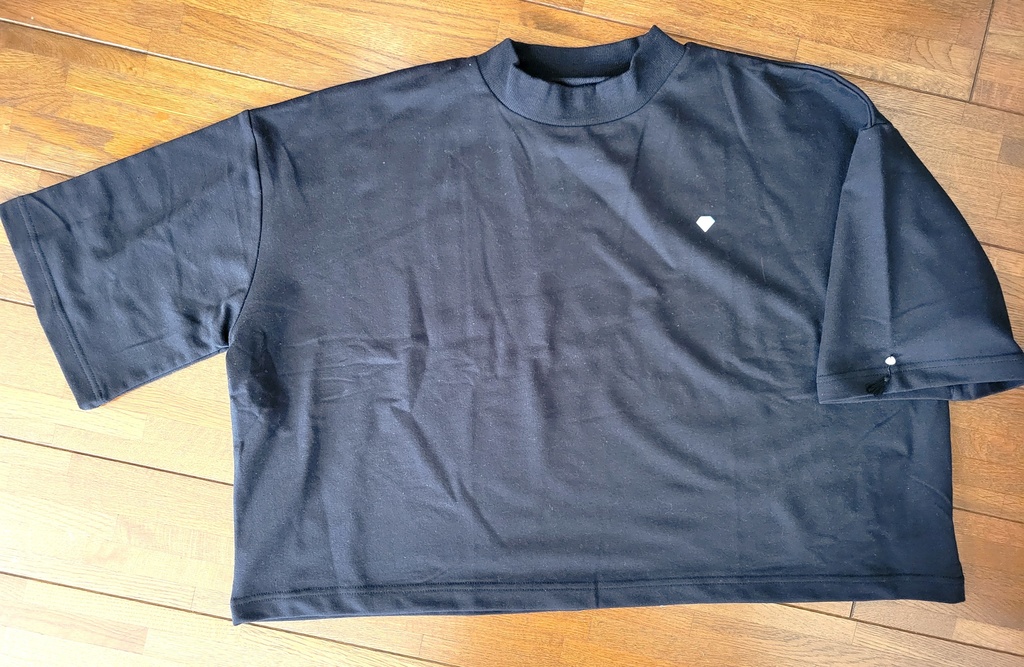 ビッグシルエットTシャツ💓黒ダイヤ💎【あんしんBOOTHパック】コンパクト
