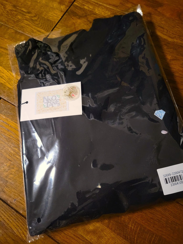 ビッグシルエットTシャツ💓黒ダイヤ💎【あんしんBOOTHパック】コンパクト