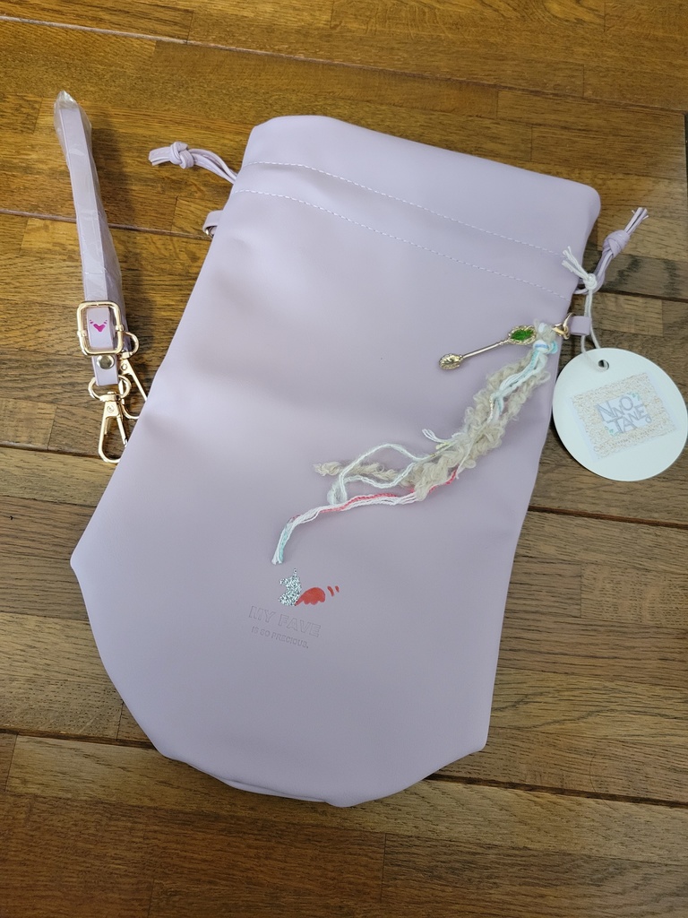 ペンライトポーチ💓バックとしても💜パープル💜【あんしんBOOTHパック】コンパクト