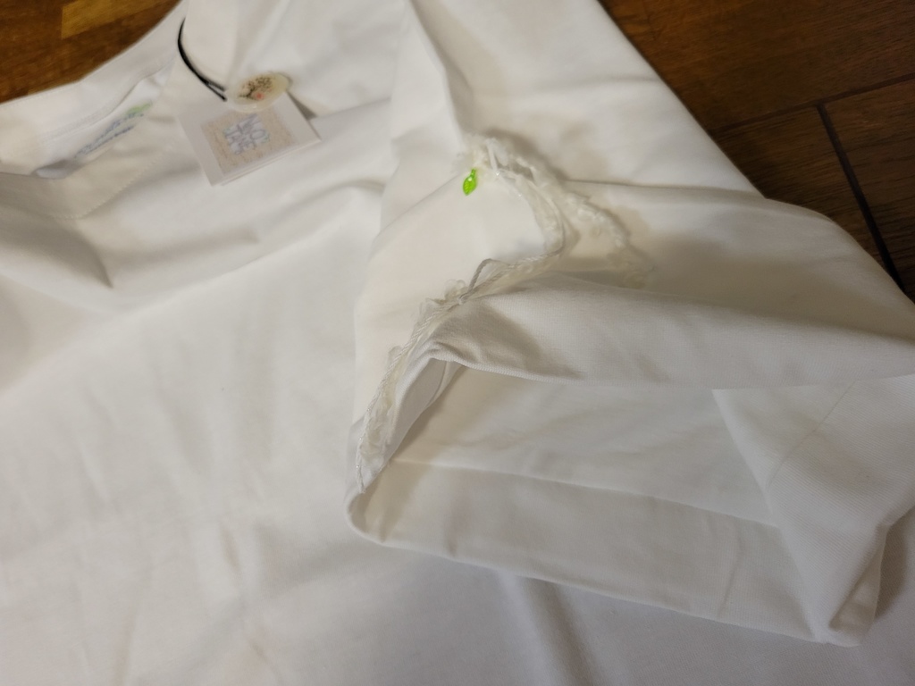 デザインTシャツ💓オフホワイト🍃【あんしんBOOTHパック】コンパクト