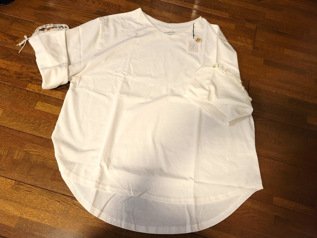 デザインTシャツ💓オフホワイト🍃【あんしんBOOTHパック】コンパクト