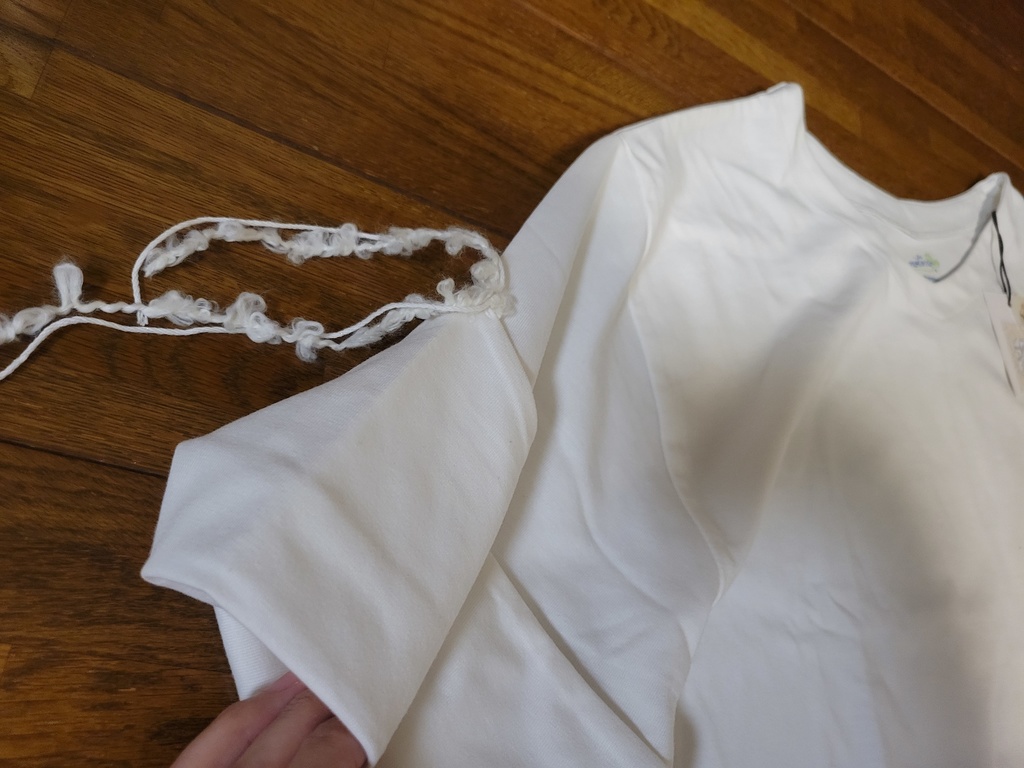 デザインTシャツ💓オフホワイト🍃【あんしんBOOTHパック】コンパクト