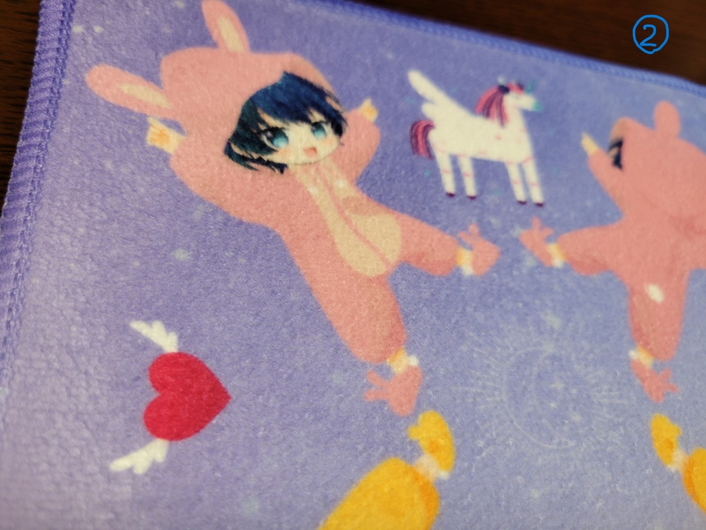 ①マジックアワー。②ブルーモーメント。大判ハンドタオル【あんしんBOOTHパック ネコポス】