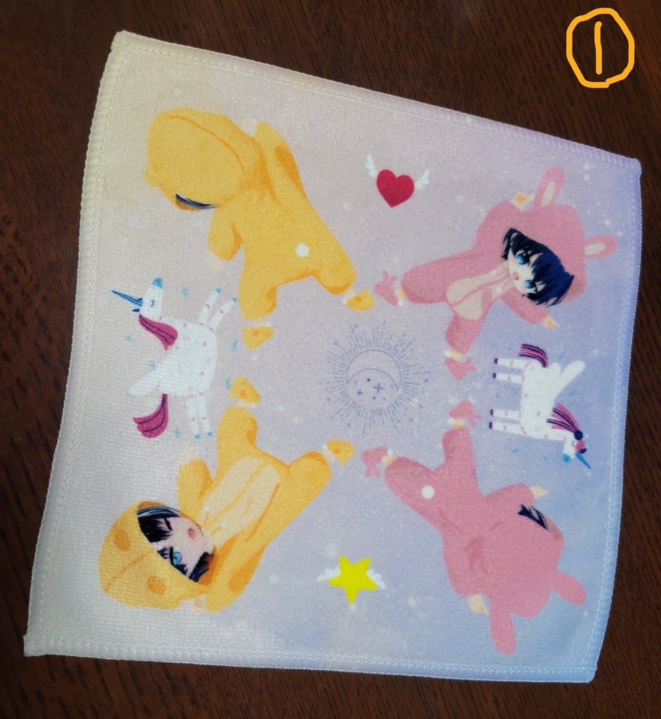 ①マジックアワー。②ブルーモーメント。大判ハンドタオル【あんしんBOOTHパック ネコポス】