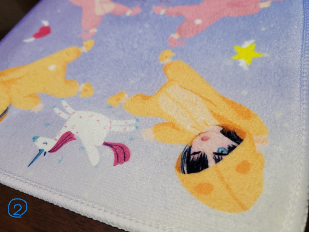 ①マジックアワー。②ブルーモーメント。大判ハンドタオル【あんしんBOOTHパック ネコポス】