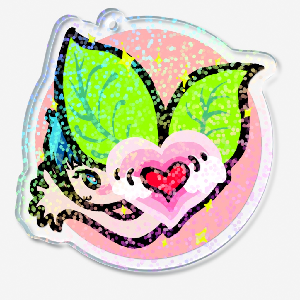 きらきら✨ｎっこ。アクリルキーフォルダー♪【あんしんBOOTHパック ネコポス】