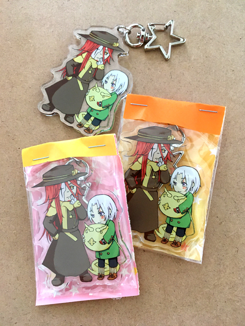 Dグレちびアレン＆クロス師匠アクキー（※値下...