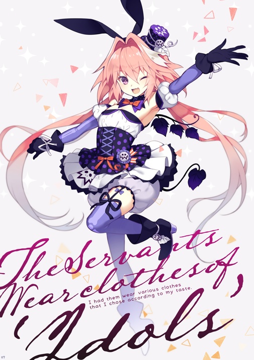 サーヴァントにアイドルの服着せて楽しむ本