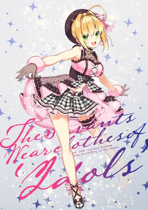 サーヴァントにアイドルの服着せて楽しむ本