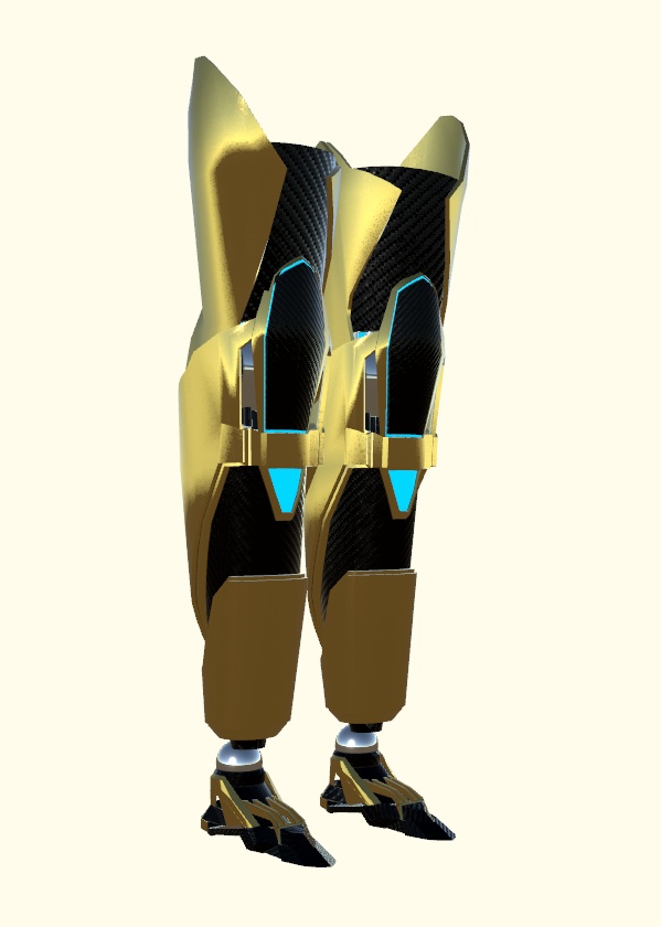 Cybernetic Legs for Maya | マヤのためのサイバネティック・レッグ