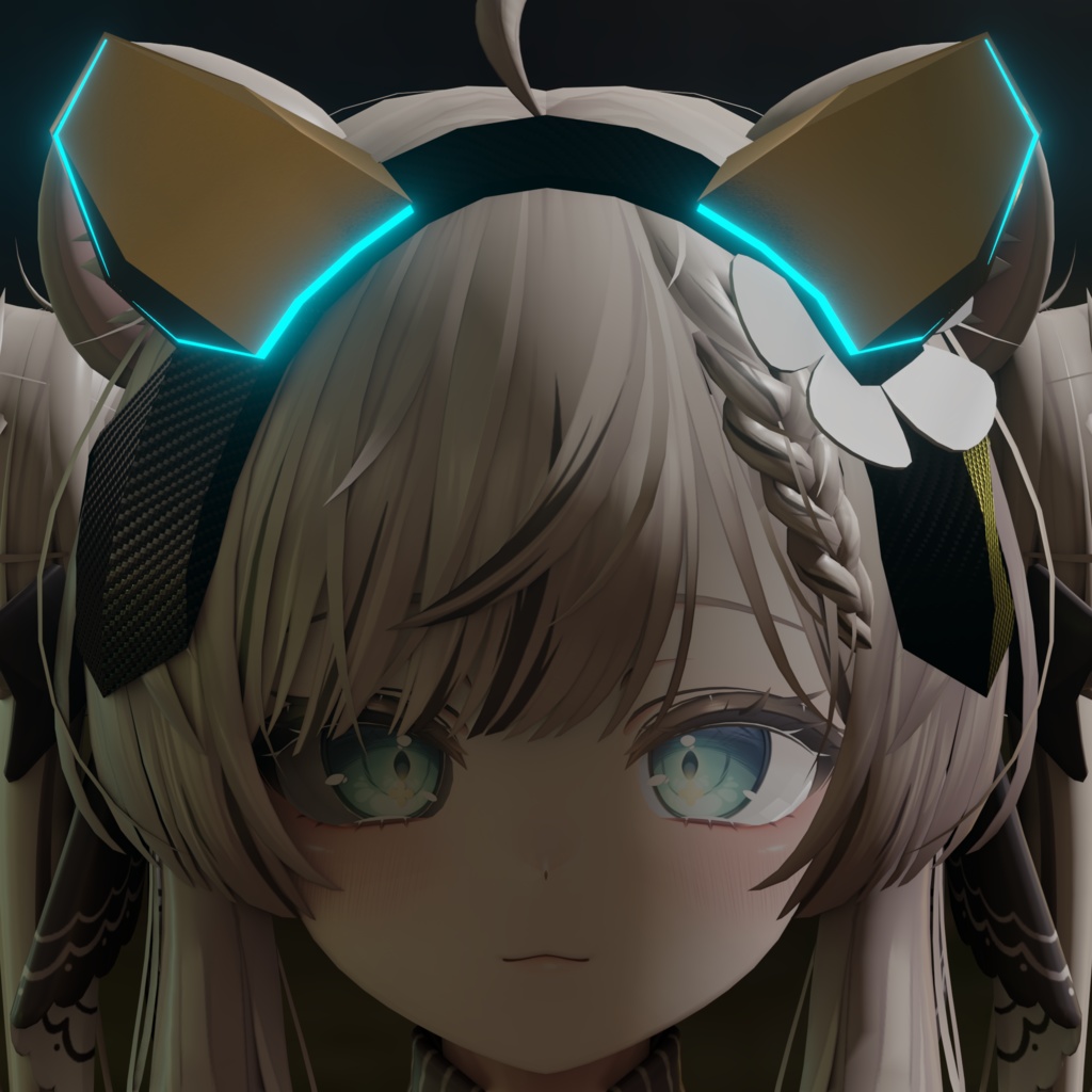 Cyber Headphones for Manuka | マヌカ用サイバーヘッドフォン