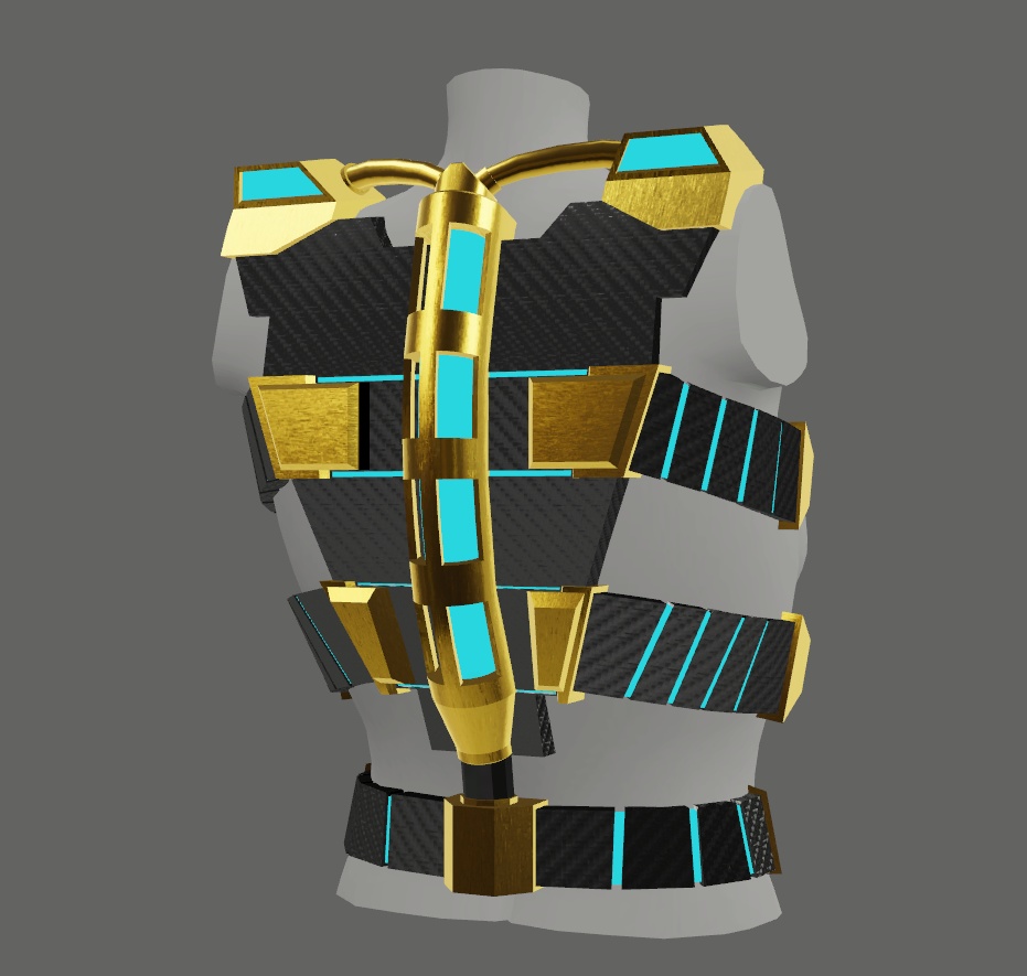 Cybernetic Exo-Spine For Maya | マヤのためのサイバネティック外棘