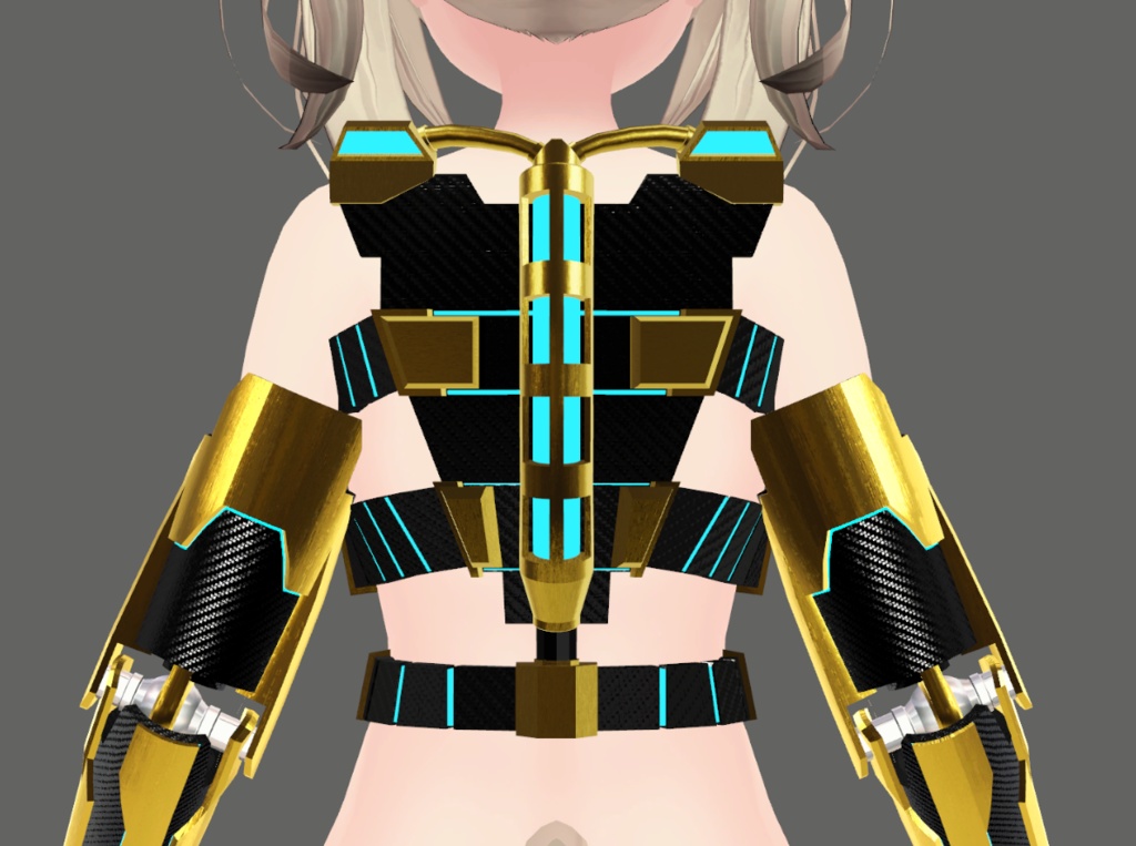 Cybernetic Exo-Spine For Maya | マヤのためのサイバネティック外棘