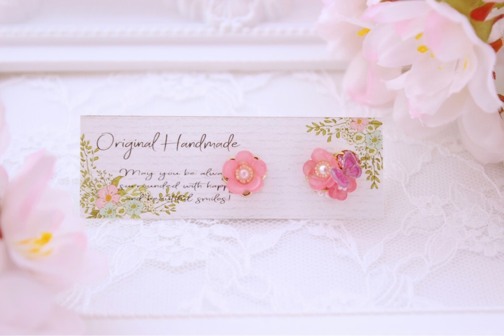 【A3!】劇団員イメージお花のピアス・イヤリング(春組)