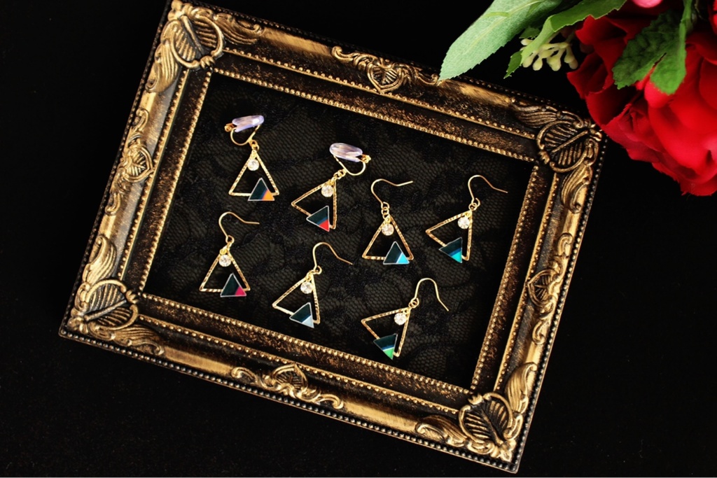 【呪術廻戦】トライアングルピアス・イヤリング