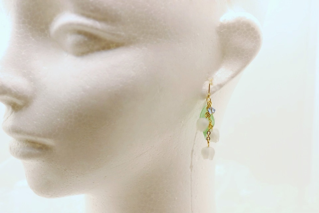 【A3!】卯木千景モチーフフラワーピアス・イヤリング(スズラン)