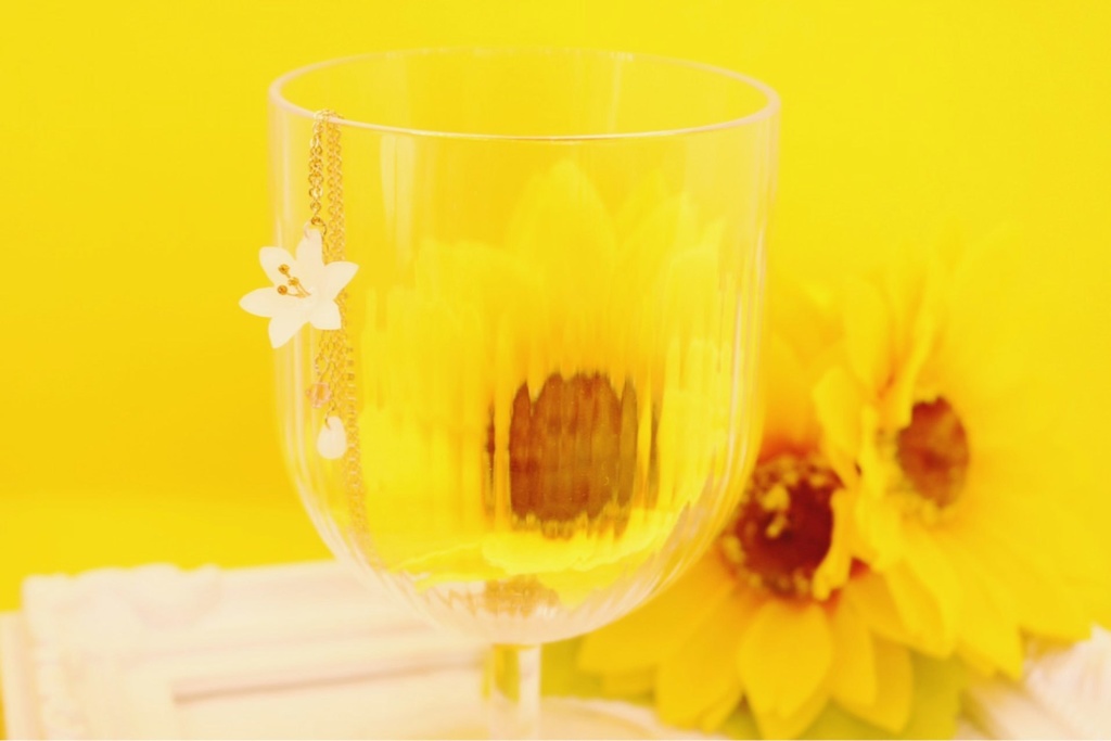 【A3!】瑠璃川幸モチーフフラワーネックレス(ユリ)