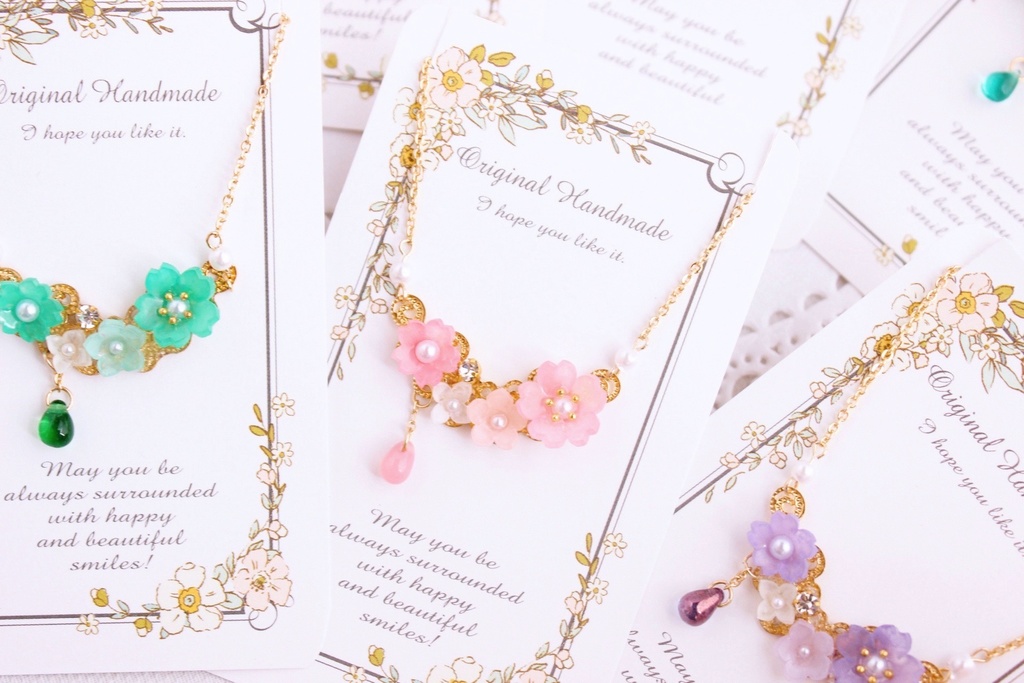 【A3!】劇団員イメージ 桜のネックレス(春組・夏組)