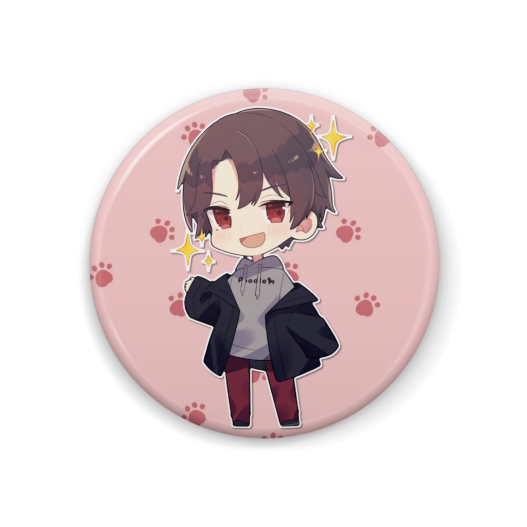 初グッズ♯4 缶バッジ赤