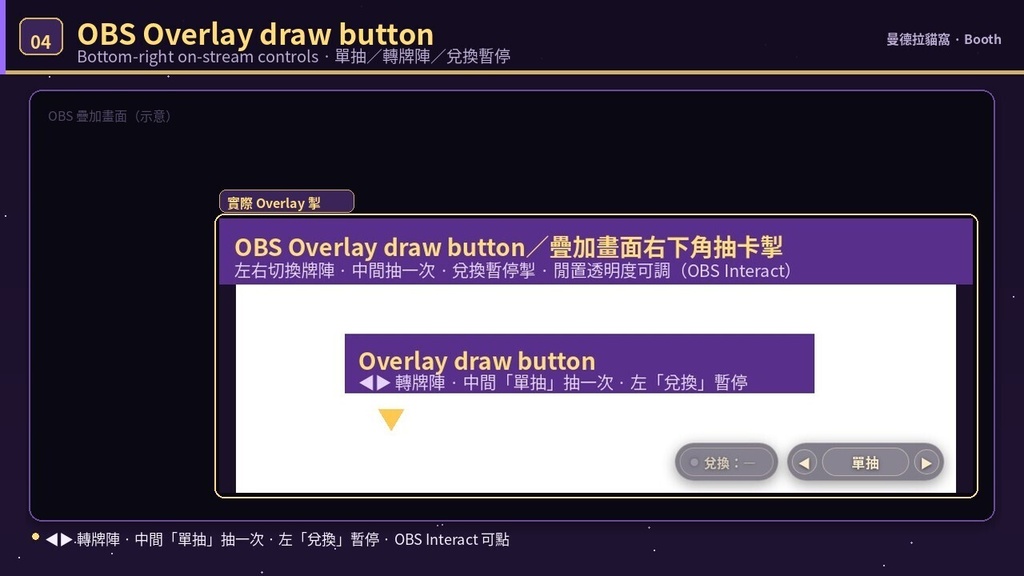 個人卡牌收藏/塔羅抽卡工具(Twitch 頻道點數+OBS 疊加)懶人包 Personal Card Collection / Tarot Draw — Twitch Channel Points + OBS Overlay (Windows Quick Pack)