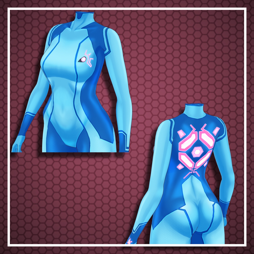 VRoid用ゼロスーツ風テクスチャ