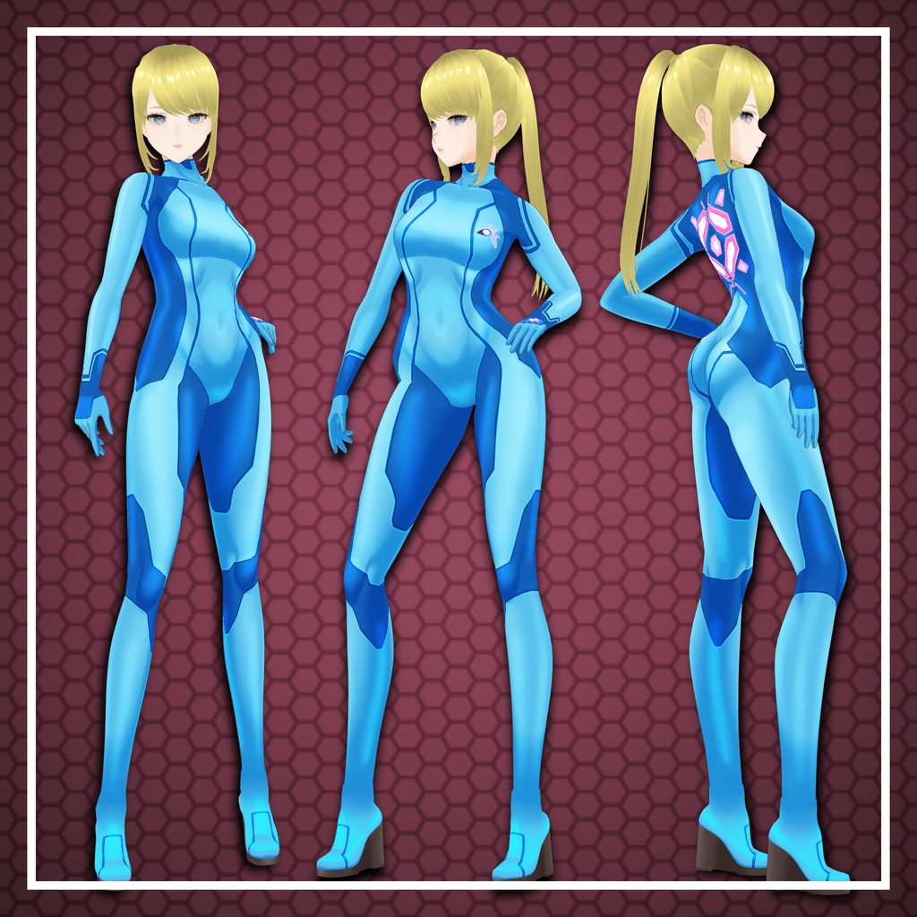 VRoid用ゼロスーツ風テクスチャ