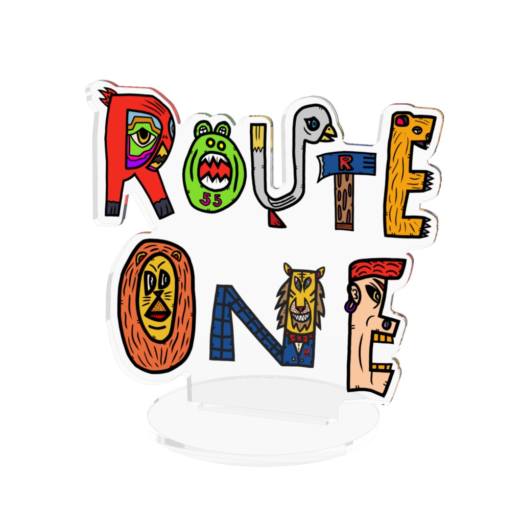 ROUTE ONE ロゴフィギュア