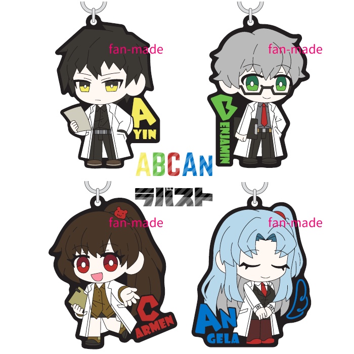 ABCAnラバーストラップ
