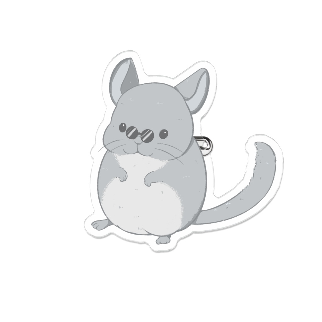 ちんぴら ちんちら アクリルバッジ
