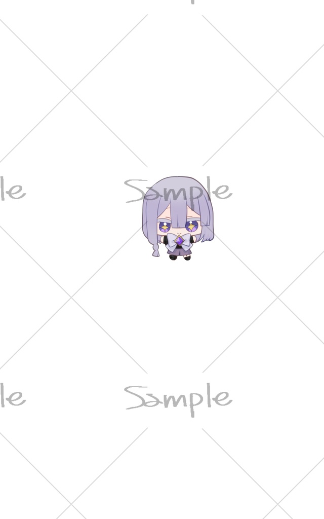 【全身立ち絵PSD】白髪紫目の少年/セントステラ【PSDtool対応】