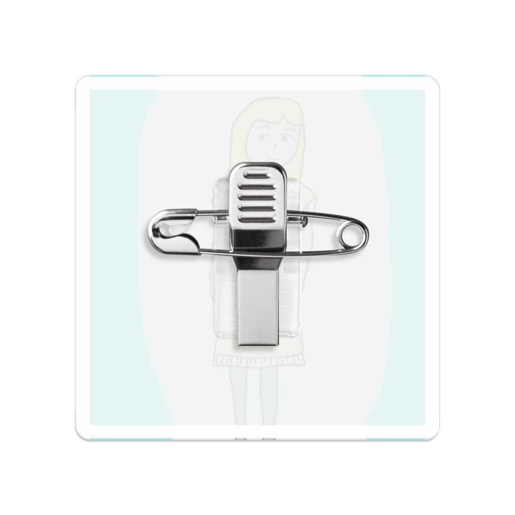 アクリルバッジ(女の子)