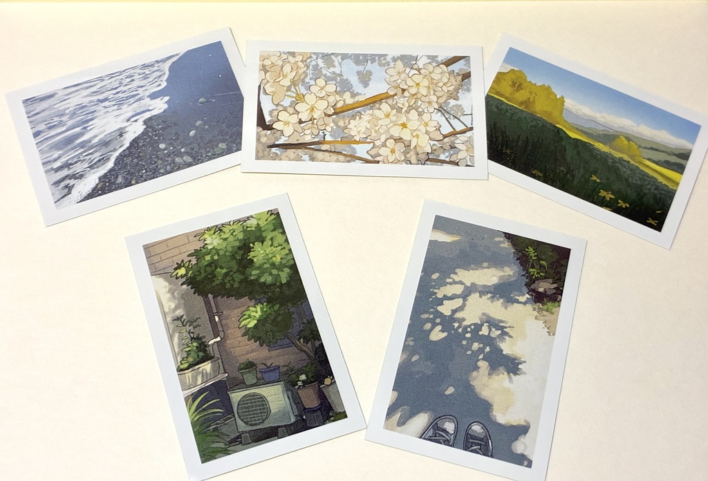 ステッカー(草原)