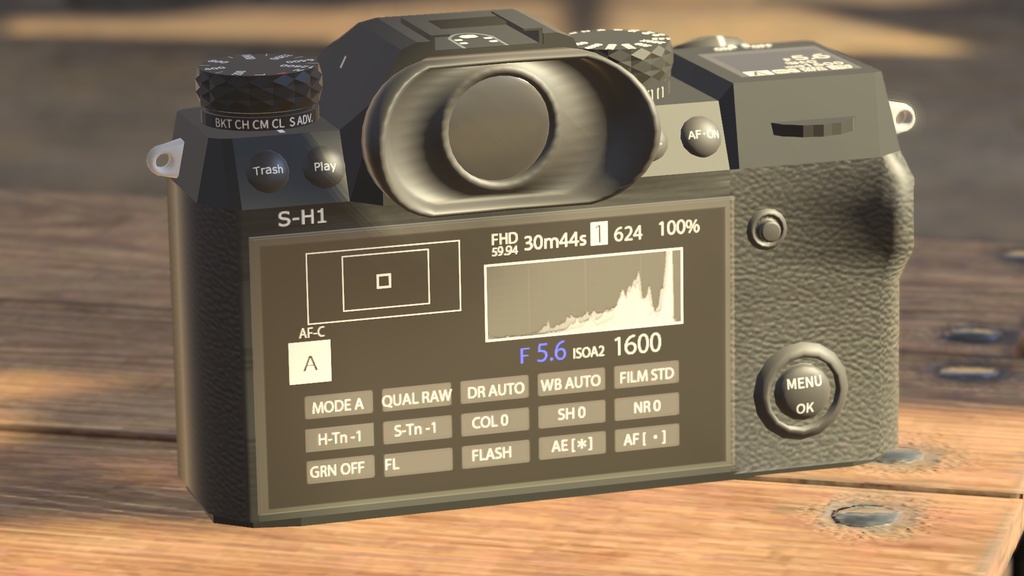 3Dモデル カメラ S-H1