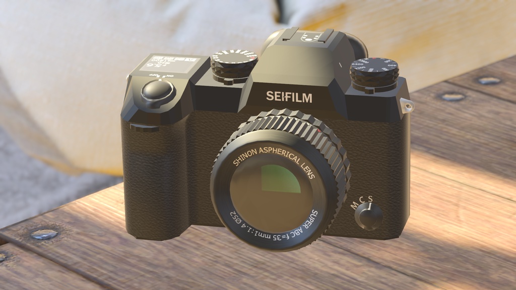 3Dモデル カメラ S-H1