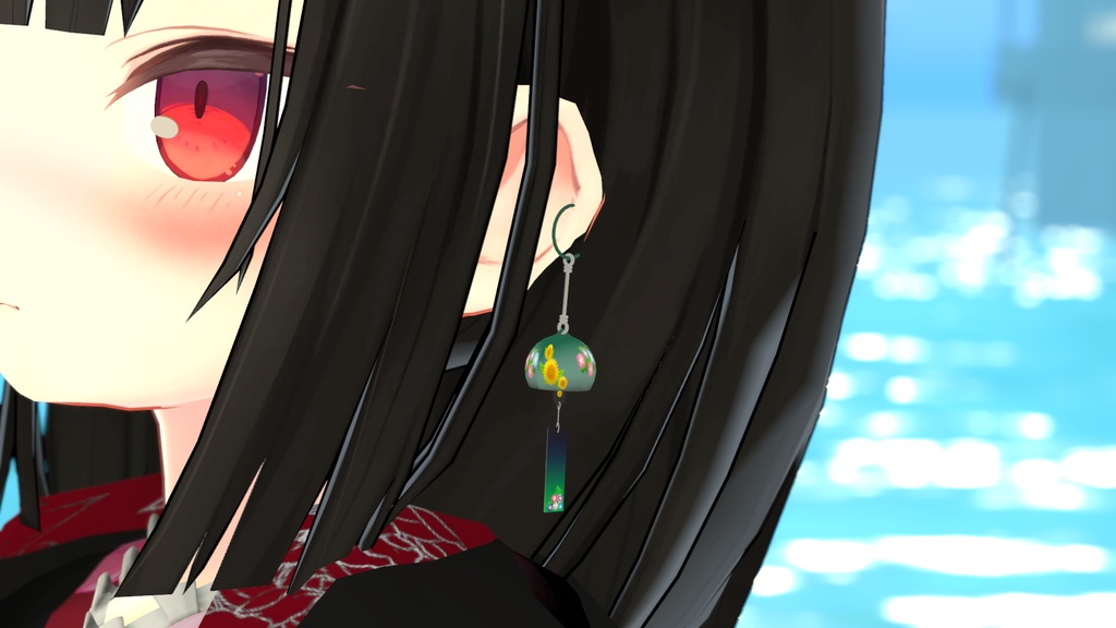 風鈴のアクセサリー