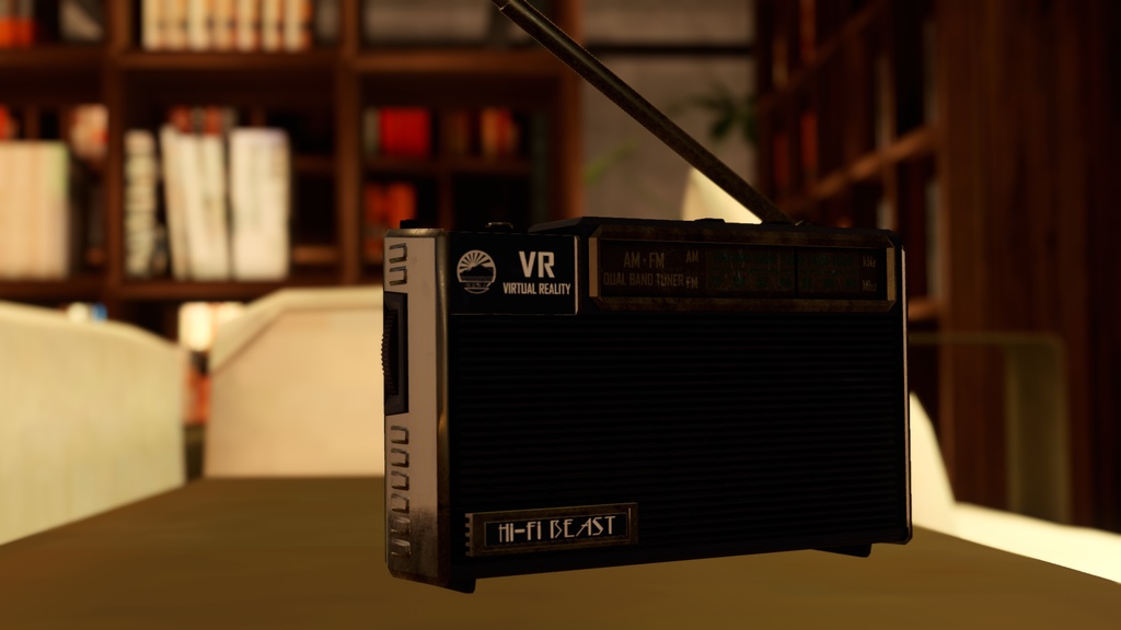 3Dモデル ラジオ SCR-100