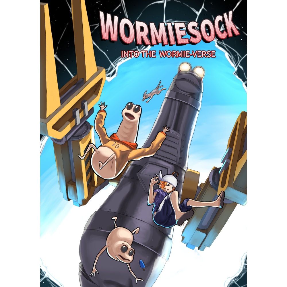 WORMIESOCK  INTO THE WORMIE-VERSE
